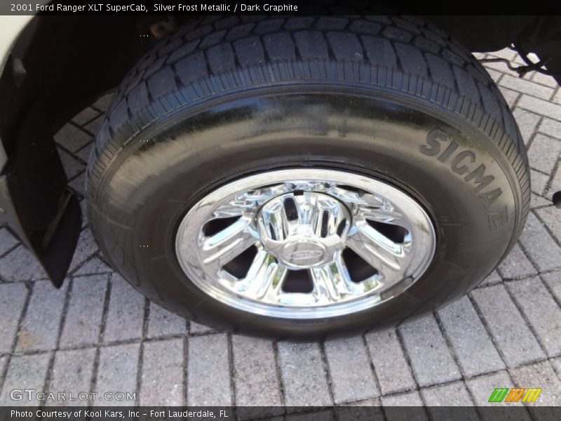 Silver Frost Metallic / Dark Graphite 2001 Ford Ranger XLT SuperCab