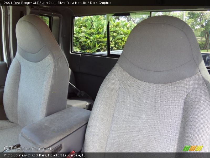 Silver Frost Metallic / Dark Graphite 2001 Ford Ranger XLT SuperCab