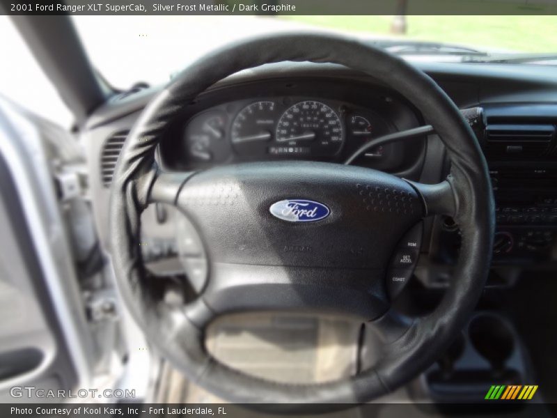 Silver Frost Metallic / Dark Graphite 2001 Ford Ranger XLT SuperCab