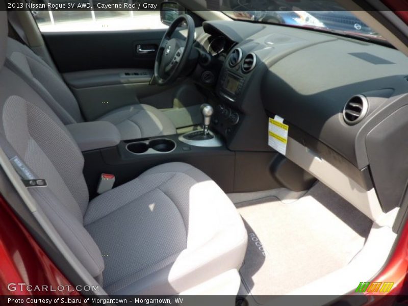 Cayenne Red / Gray 2013 Nissan Rogue SV AWD