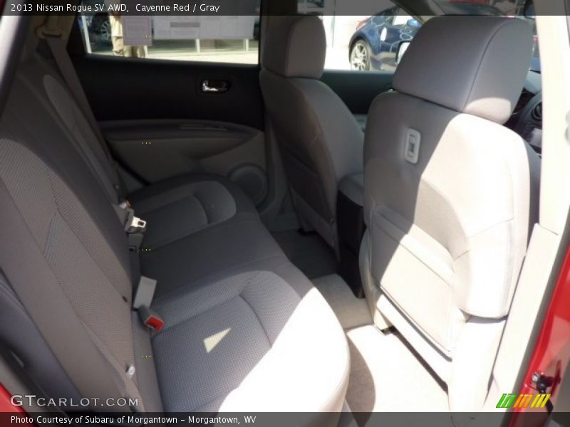 Cayenne Red / Gray 2013 Nissan Rogue SV AWD
