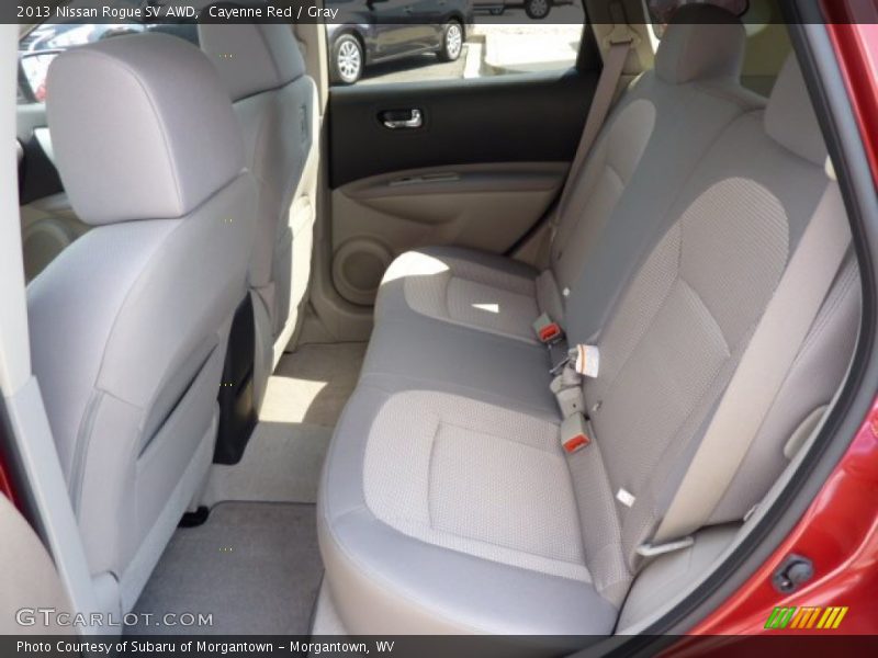 Cayenne Red / Gray 2013 Nissan Rogue SV AWD
