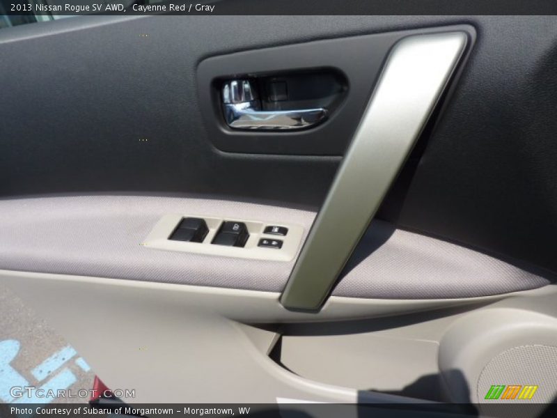 Cayenne Red / Gray 2013 Nissan Rogue SV AWD