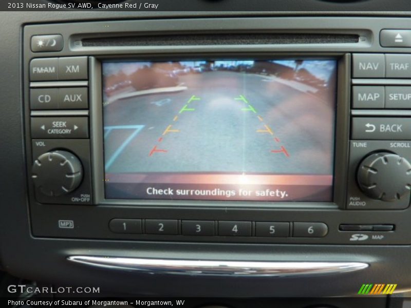Cayenne Red / Gray 2013 Nissan Rogue SV AWD