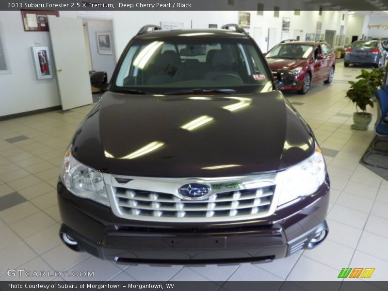 Deep Cherry Pearl / Black 2013 Subaru Forester 2.5 X Premium