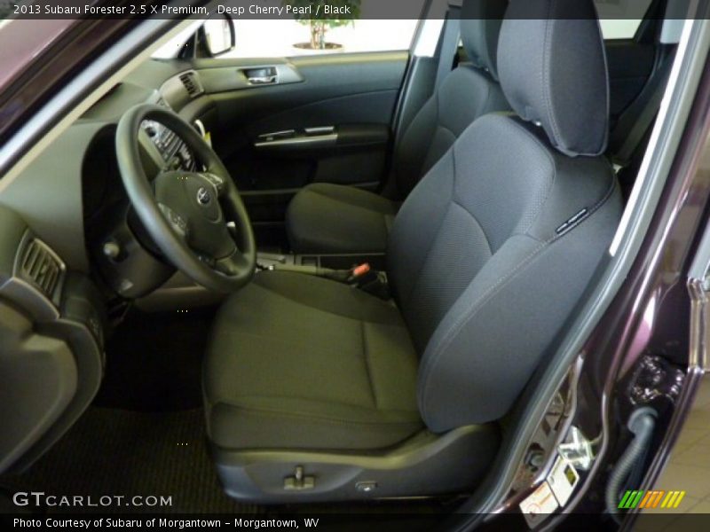 Deep Cherry Pearl / Black 2013 Subaru Forester 2.5 X Premium