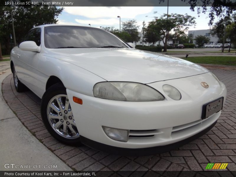 Pearl White / Ivory 1993 Lexus SC 400