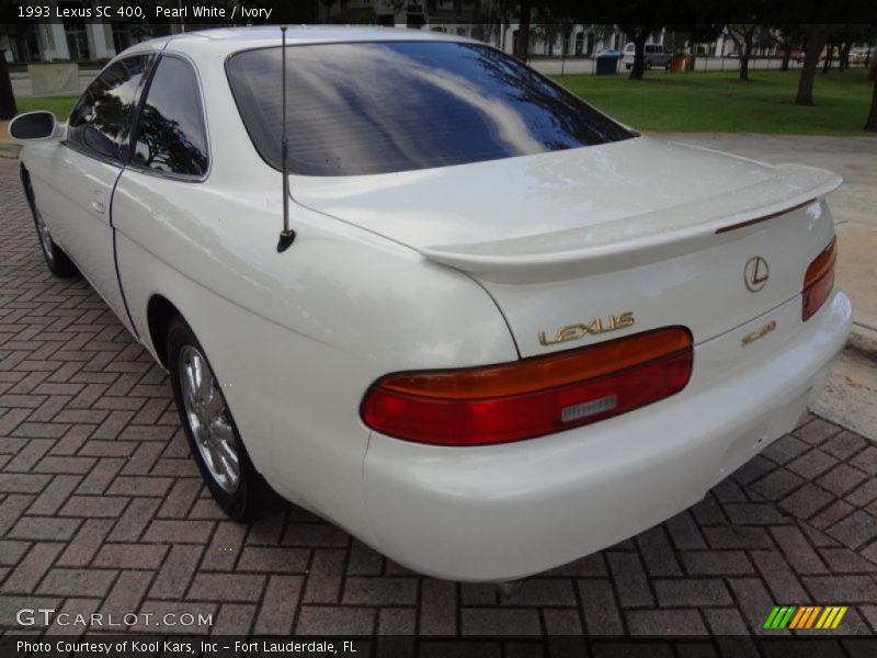 Pearl White / Ivory 1993 Lexus SC 400