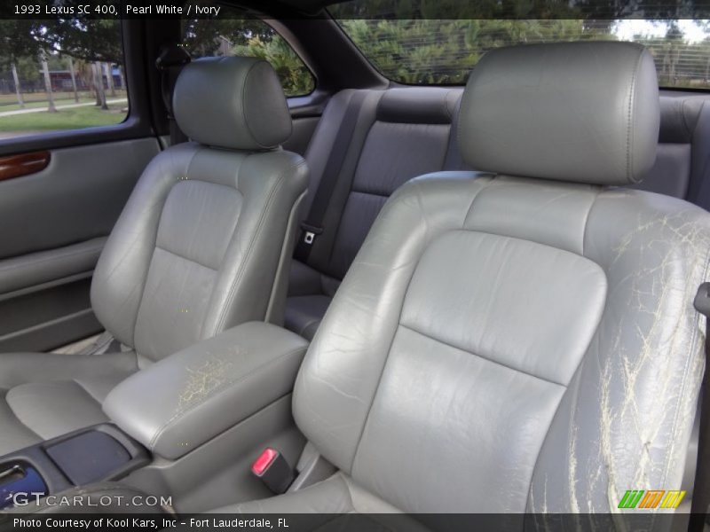 Pearl White / Ivory 1993 Lexus SC 400