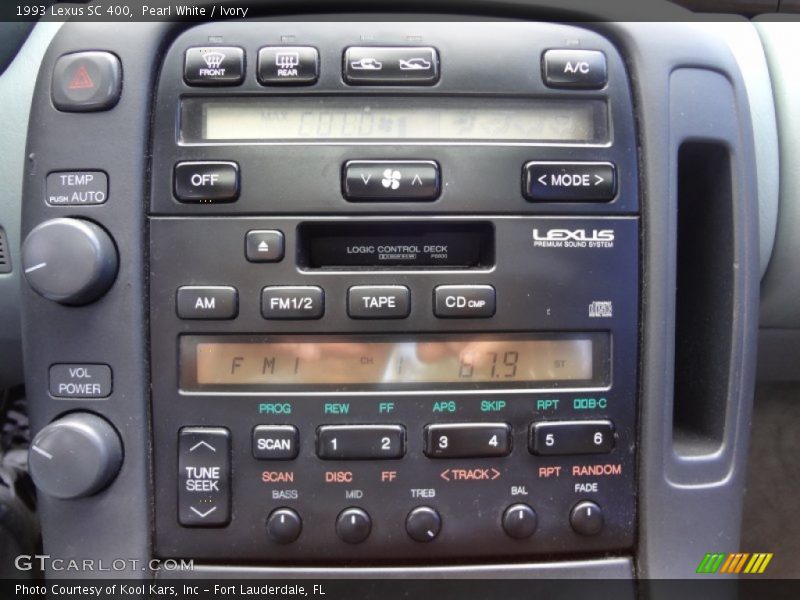 Controls of 1993 SC 400