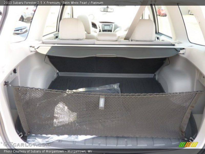 Satin White Pearl / Platinum 2013 Subaru Forester 2.5 X Premium
