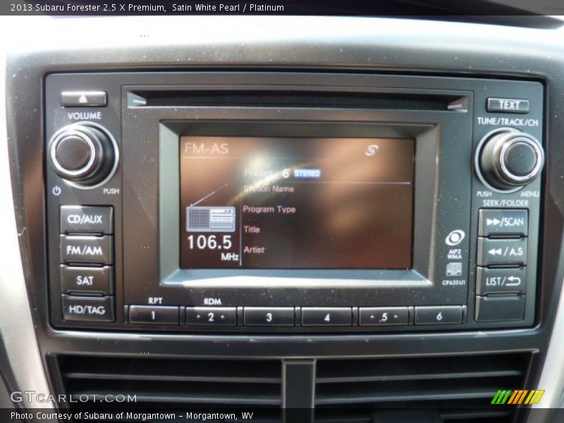 Satin White Pearl / Platinum 2013 Subaru Forester 2.5 X Premium