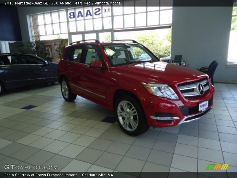 Mars Red / Almond/Mocha 2013 Mercedes-Benz GLK 350 4Matic