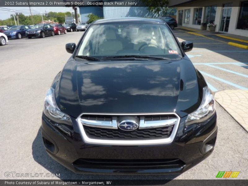 Obsidian Black Pearl / Ivory 2012 Subaru Impreza 2.0i Premium 5 Door