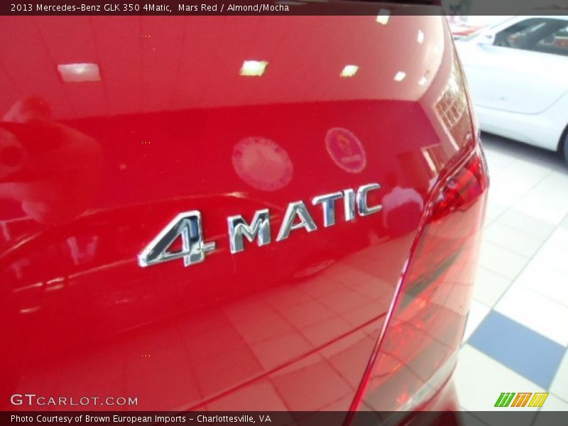 Mars Red / Almond/Mocha 2013 Mercedes-Benz GLK 350 4Matic