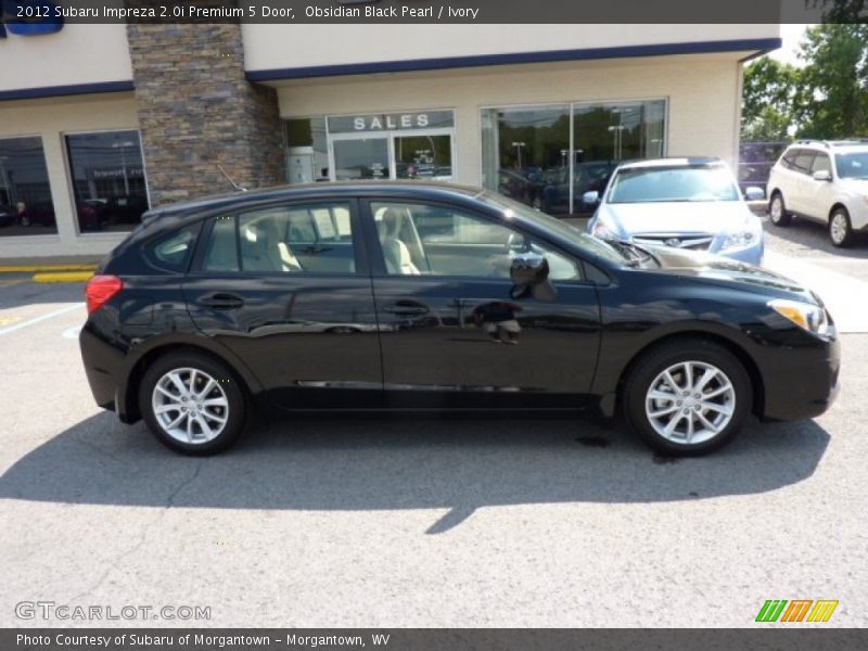 Obsidian Black Pearl / Ivory 2012 Subaru Impreza 2.0i Premium 5 Door