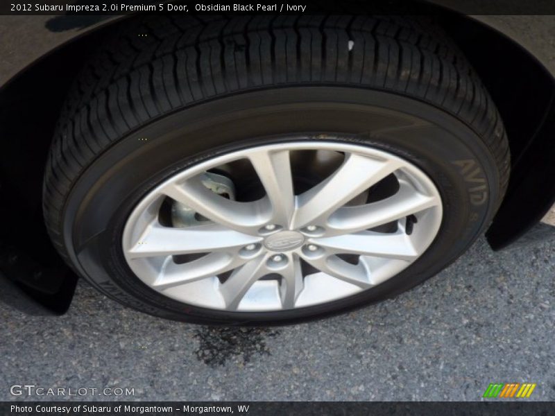 Obsidian Black Pearl / Ivory 2012 Subaru Impreza 2.0i Premium 5 Door