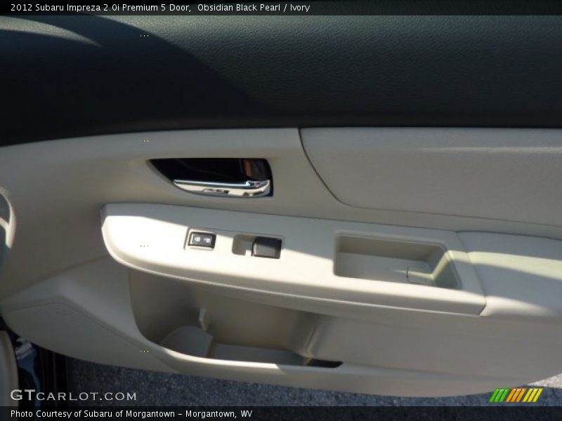 Obsidian Black Pearl / Ivory 2012 Subaru Impreza 2.0i Premium 5 Door