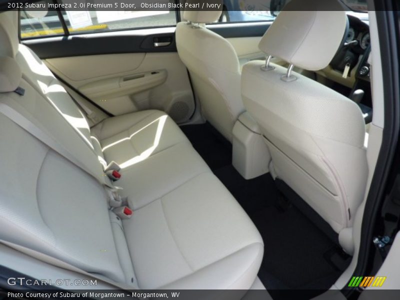 Obsidian Black Pearl / Ivory 2012 Subaru Impreza 2.0i Premium 5 Door