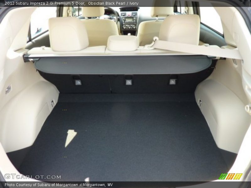Obsidian Black Pearl / Ivory 2012 Subaru Impreza 2.0i Premium 5 Door
