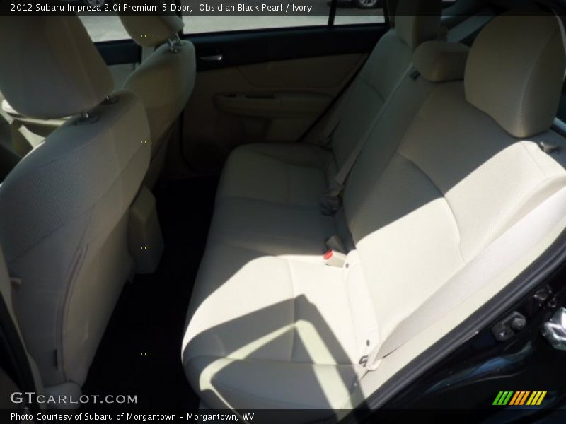 Obsidian Black Pearl / Ivory 2012 Subaru Impreza 2.0i Premium 5 Door