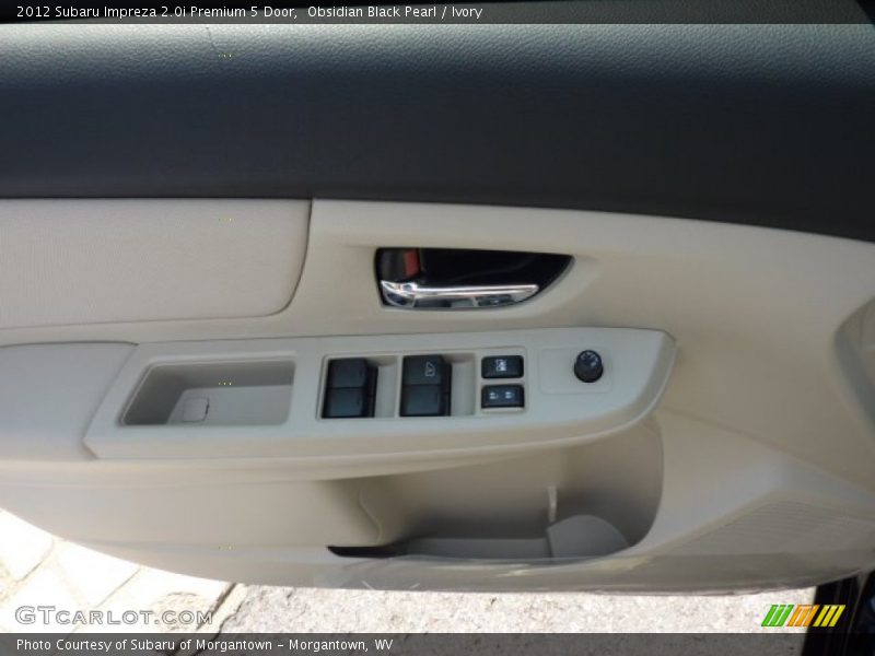 Obsidian Black Pearl / Ivory 2012 Subaru Impreza 2.0i Premium 5 Door