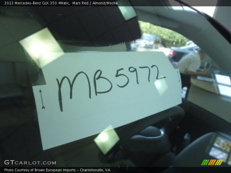 Mars Red / Almond/Mocha 2013 Mercedes-Benz GLK 350 4Matic