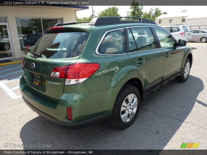 Cypress Green Pearl / Ivory 2013 Subaru Outback 2.5i