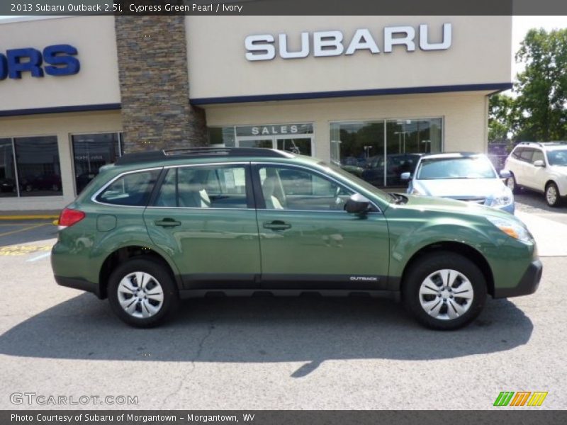 Cypress Green Pearl / Ivory 2013 Subaru Outback 2.5i