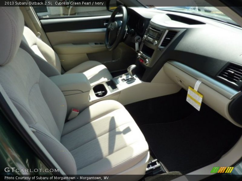 Cypress Green Pearl / Ivory 2013 Subaru Outback 2.5i