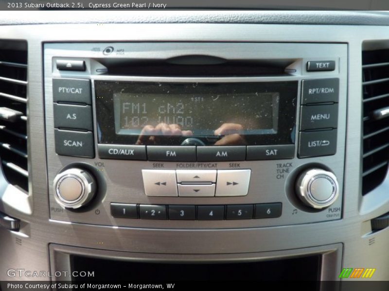 Cypress Green Pearl / Ivory 2013 Subaru Outback 2.5i