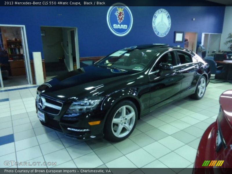 Black / Black 2013 Mercedes-Benz CLS 550 4Matic Coupe