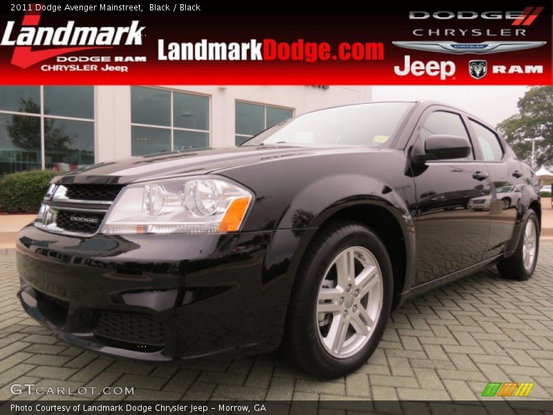 Black / Black 2011 Dodge Avenger Mainstreet