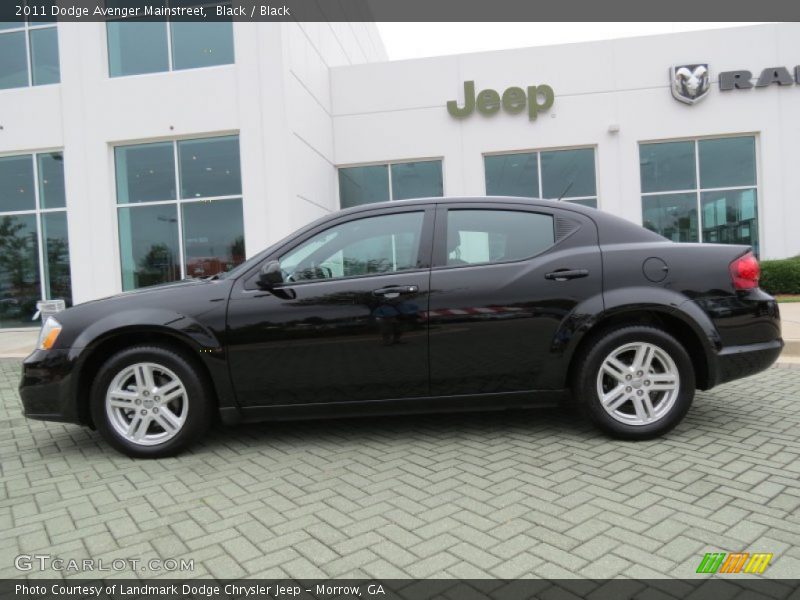 Black / Black 2011 Dodge Avenger Mainstreet