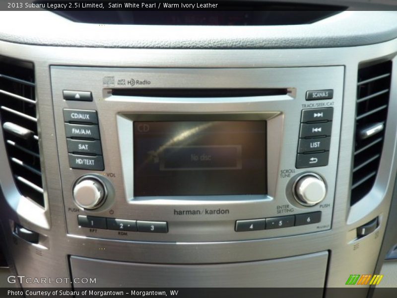 Satin White Pearl / Warm Ivory Leather 2013 Subaru Legacy 2.5i Limited