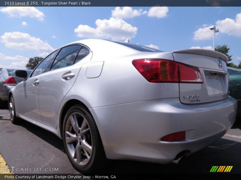 Tungsten Silver Pearl / Black 2010 Lexus IS 250