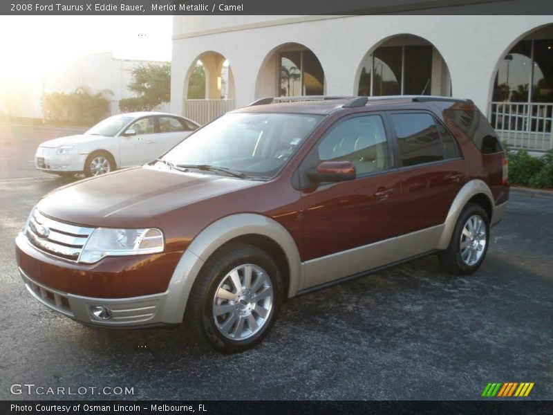 Merlot Metallic / Camel 2008 Ford Taurus X Eddie Bauer
