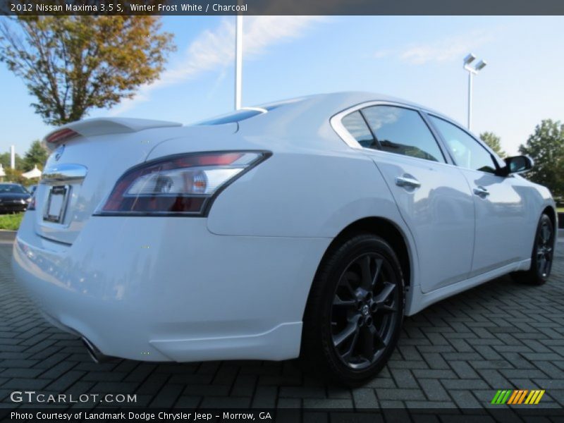 Winter Frost White / Charcoal 2012 Nissan Maxima 3.5 S