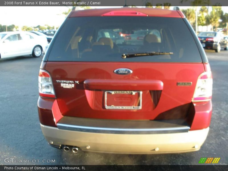 Merlot Metallic / Camel 2008 Ford Taurus X Eddie Bauer
