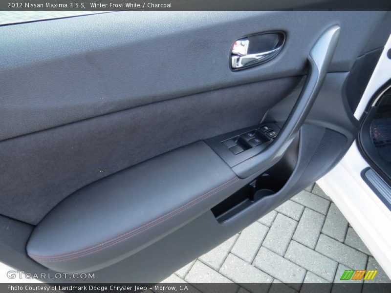 Winter Frost White / Charcoal 2012 Nissan Maxima 3.5 S
