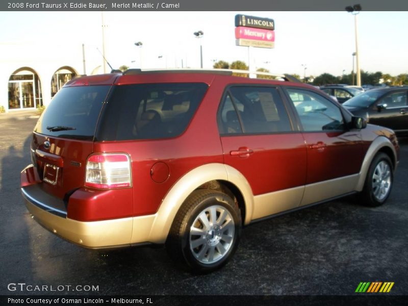 Merlot Metallic / Camel 2008 Ford Taurus X Eddie Bauer
