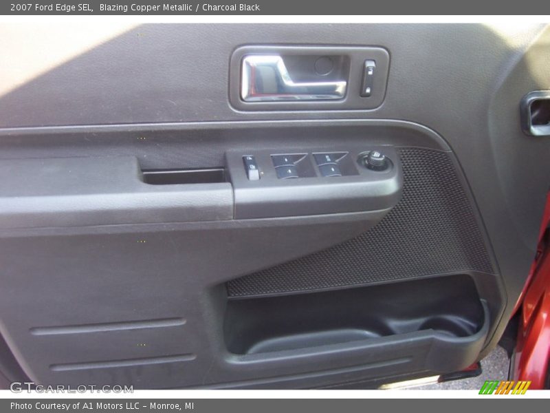 Blazing Copper Metallic / Charcoal Black 2007 Ford Edge SEL