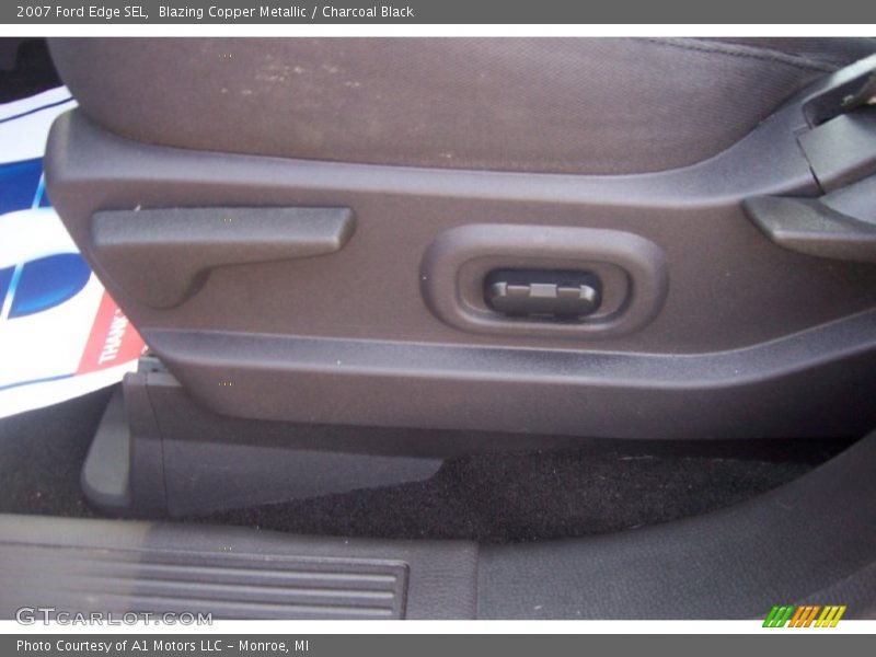 Blazing Copper Metallic / Charcoal Black 2007 Ford Edge SEL
