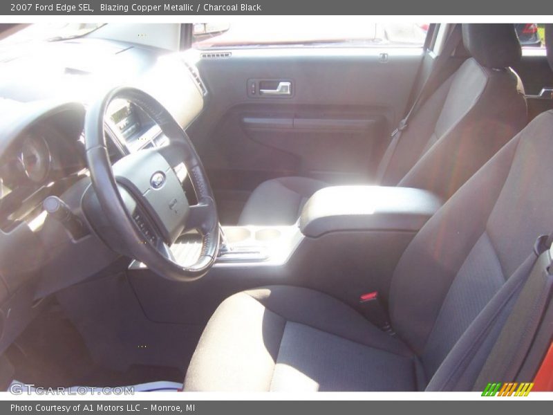 Blazing Copper Metallic / Charcoal Black 2007 Ford Edge SEL
