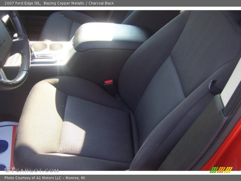 Blazing Copper Metallic / Charcoal Black 2007 Ford Edge SEL