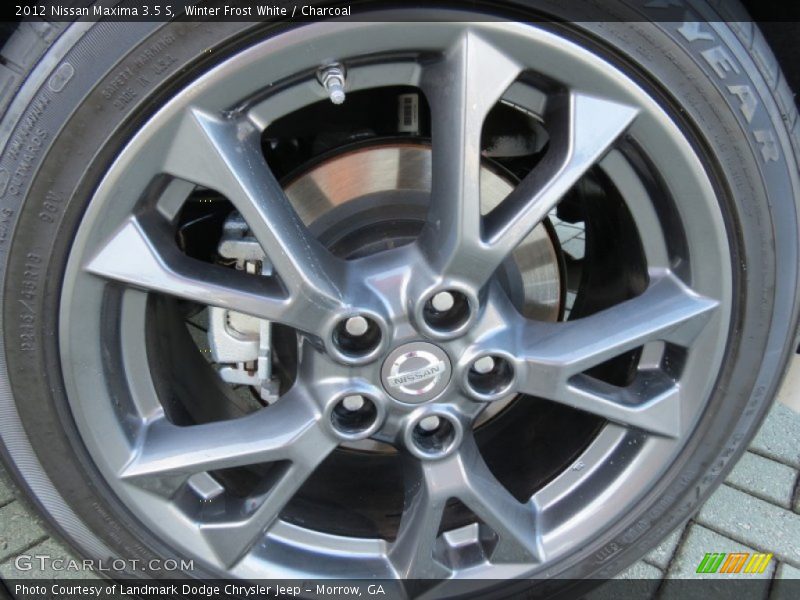 Winter Frost White / Charcoal 2012 Nissan Maxima 3.5 S