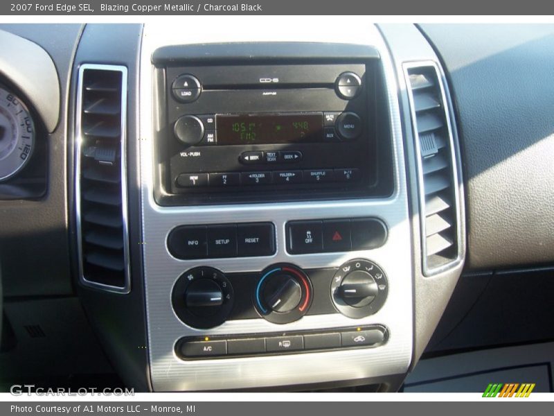 Blazing Copper Metallic / Charcoal Black 2007 Ford Edge SEL