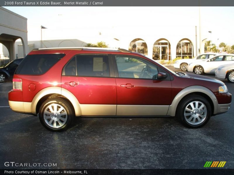Merlot Metallic / Camel 2008 Ford Taurus X Eddie Bauer