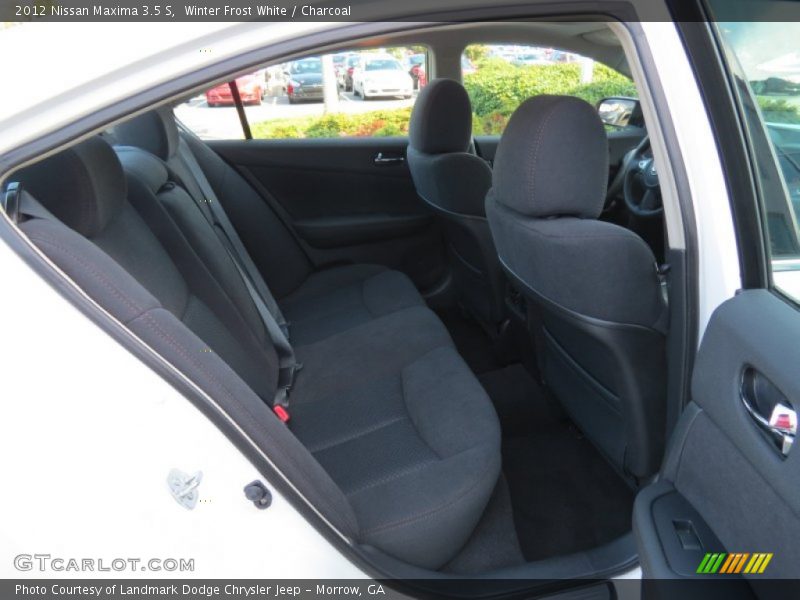Winter Frost White / Charcoal 2012 Nissan Maxima 3.5 S