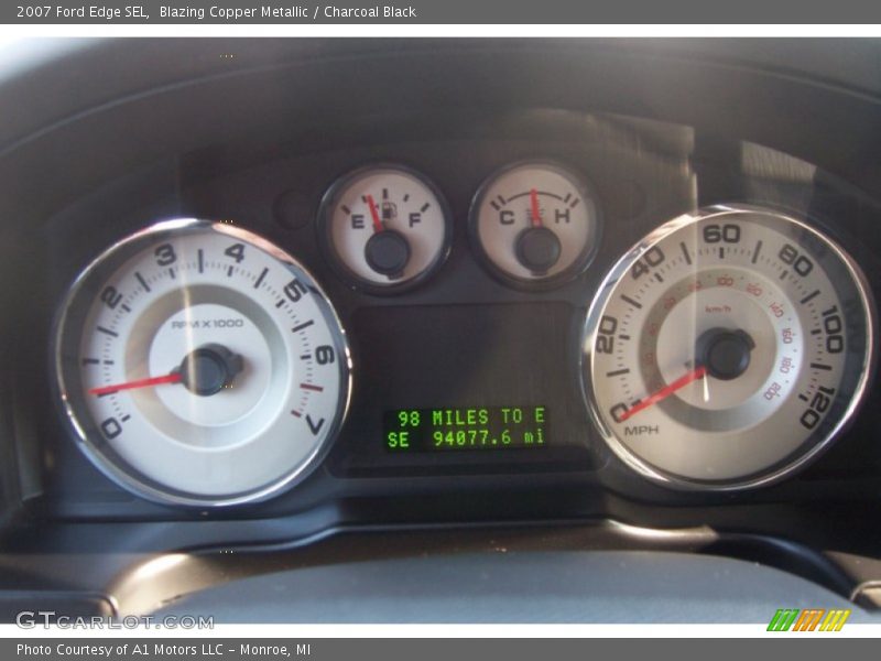Blazing Copper Metallic / Charcoal Black 2007 Ford Edge SEL